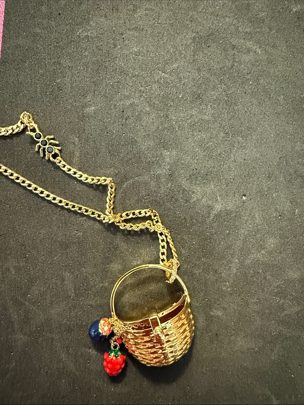 Alex and Ani picnic basket necklace